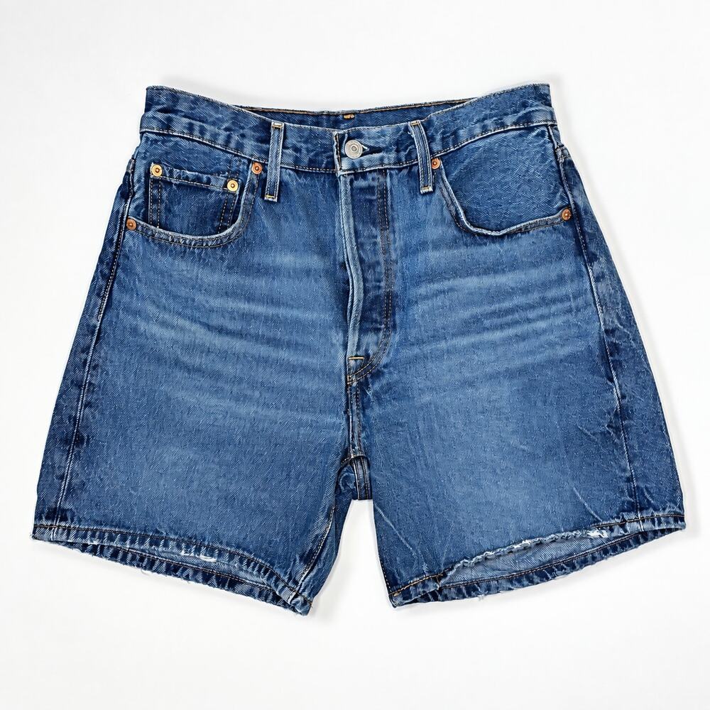 Levi’s 501 Women’s Blue Denim Shorts W29 100% Cotton